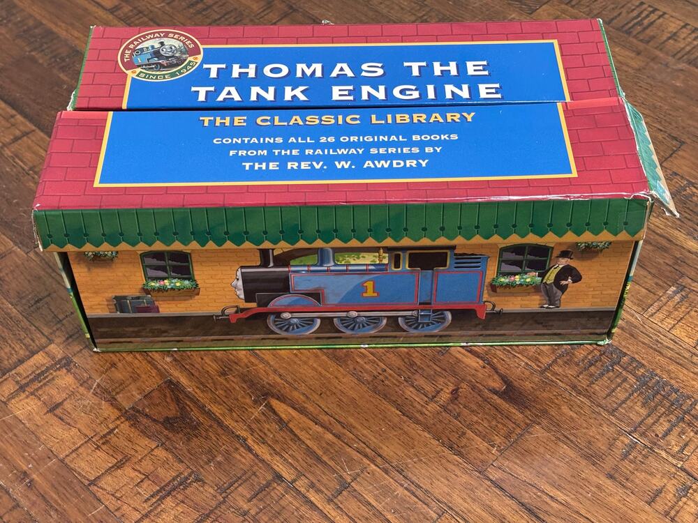 Thomas the Tank Engine The Classic Library Station Box 2002 Hardcover Book